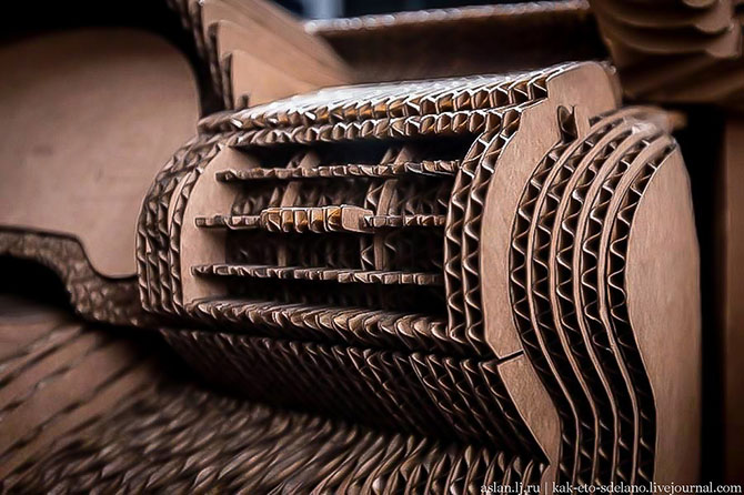 Как сделать настоящий Lexus из картона