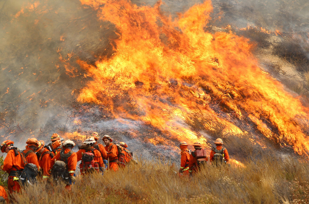 Разгул огненной стихии в США