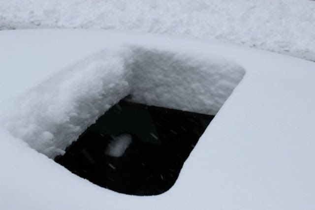 Забыл закрыть люк (3 фото)