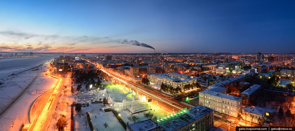 Благовещенск с высоты Благовещенск с высоты