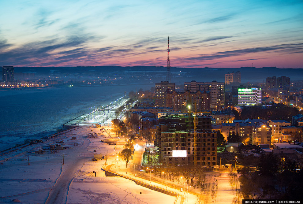 Благовещенск с высоты Благовещенск с высоты