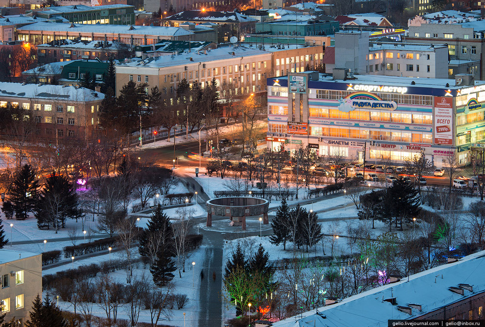 Благовещенск с высоты Благовещенск с высоты