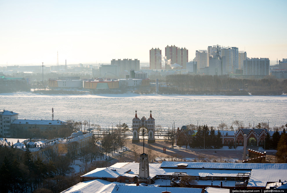 Благовещенск с высоты Благовещенск с высоты