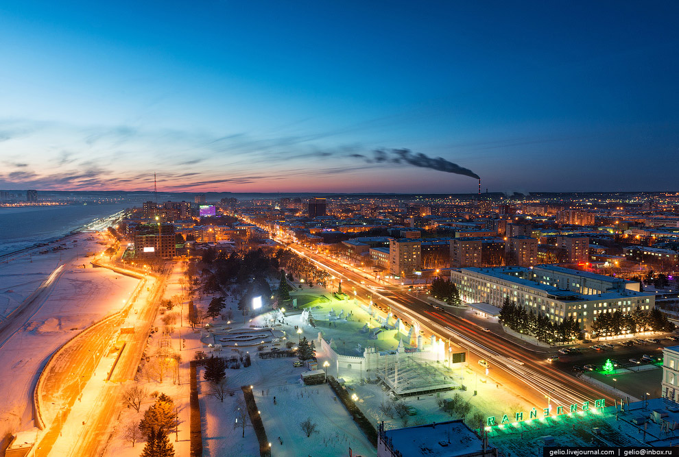 Благовещенск с высоты Благовещенск с высоты