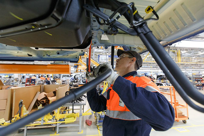 Как собирают автомобили Ford в Татарстане Как собирают автомобили Ford в Татарстане