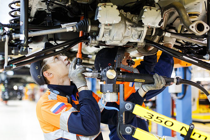 Как собирают автомобили Ford в Татарстане Как собирают автомобили Ford в Татарстане