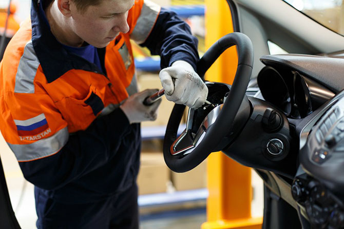 Как собирают автомобили Ford в Татарстане Как собирают автомобили Ford в Татарстане