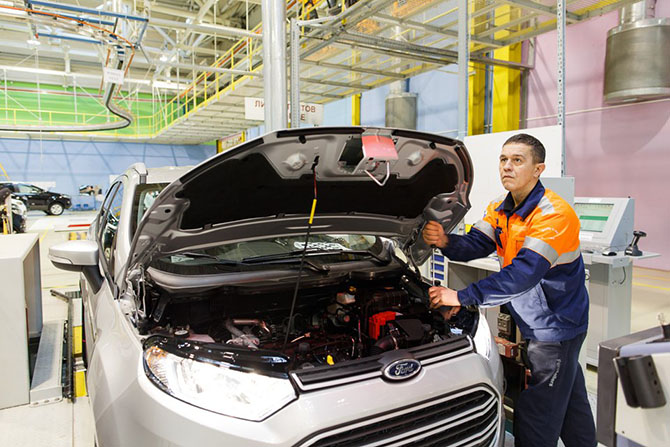 Как собирают автомобили Ford в Татарстане Как собирают автомобили Ford в Татарстане