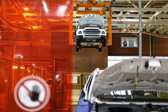 Как собирают автомобили Ford в Татарстане Как собирают автомобили Ford в Татарстане