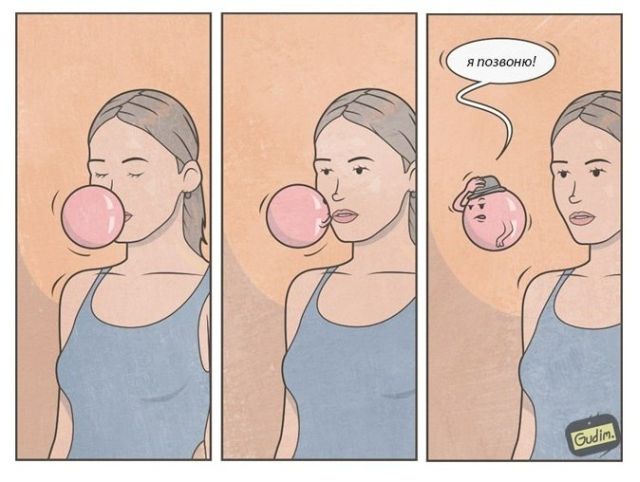 Смешные комиксы