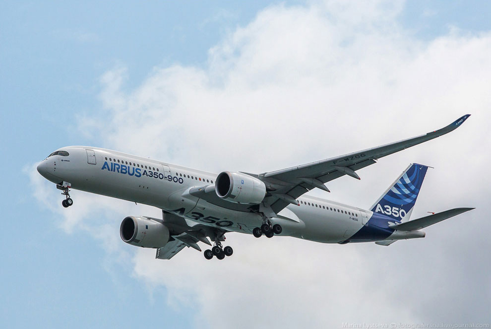 Новый самолет Airbus A350