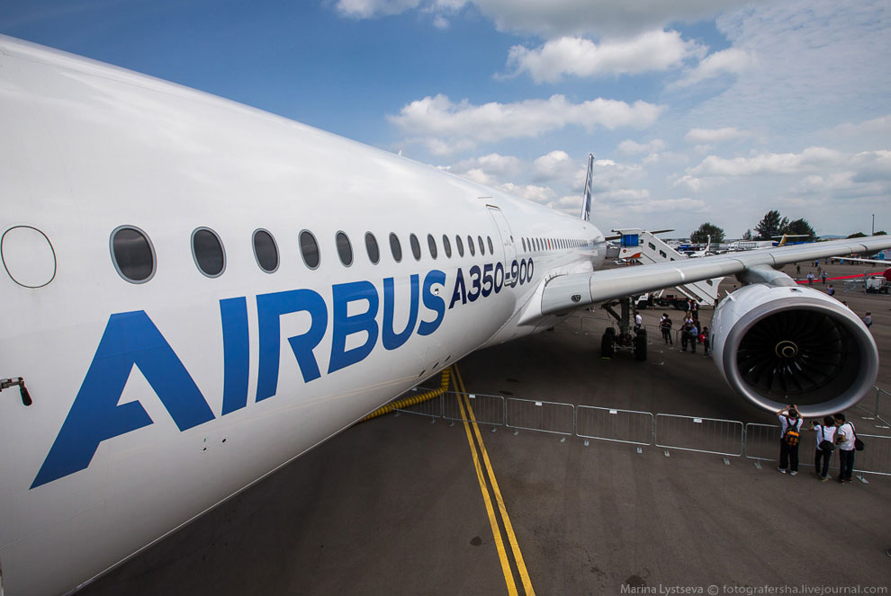 Новый самолет Airbus A350