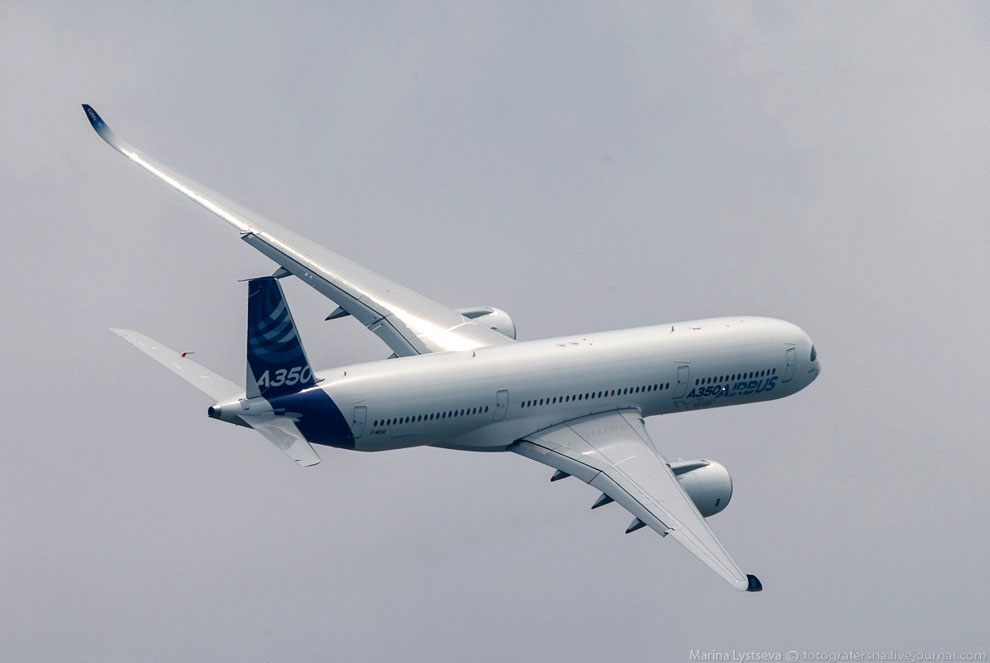 Новый самолет Airbus A350