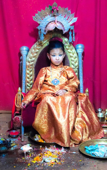 Кумари – земные богини в Непале