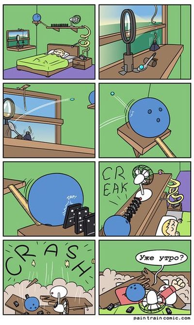 Смешные комиксы