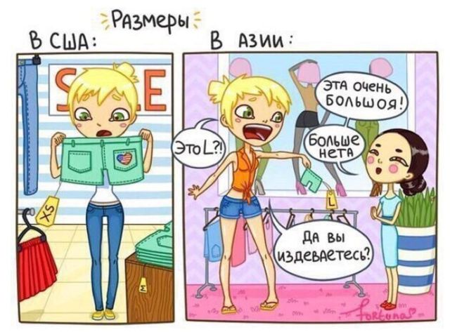 Смешные комиксы