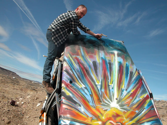 Международный автомобильный лес в Неваде (16 фото)