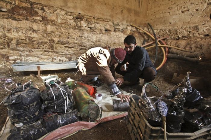 Самодельное оружие в Сирии