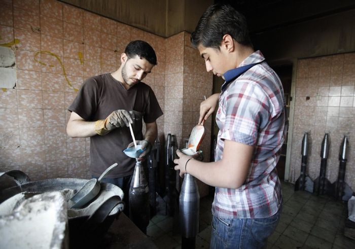 Самодельное оружие в Сирии