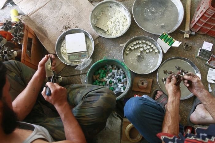 Самодельное оружие в Сирии