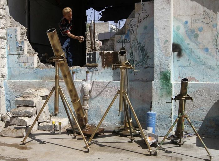 Самодельное оружие в Сирии