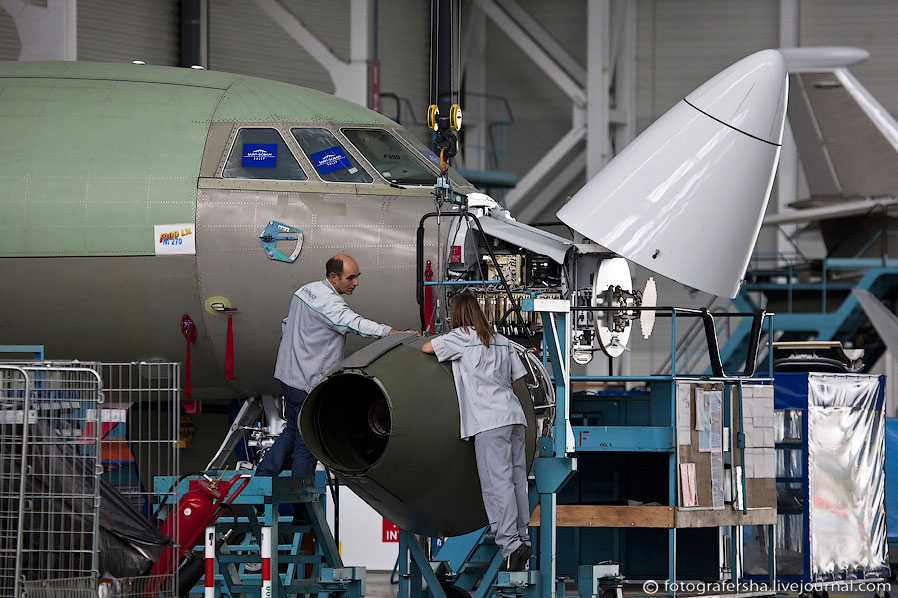 Как делают реактивные самолеты бизнес-класса