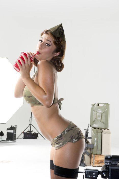 Съемки эротического календаря