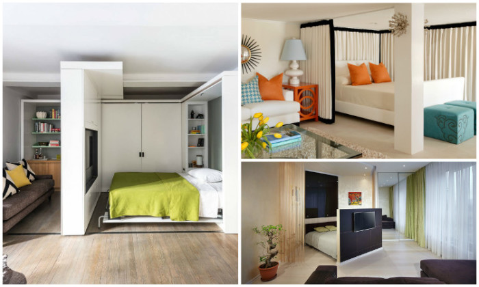 15 практичных идей, как правильно совместить спальню с гостиной в маленькой квартире