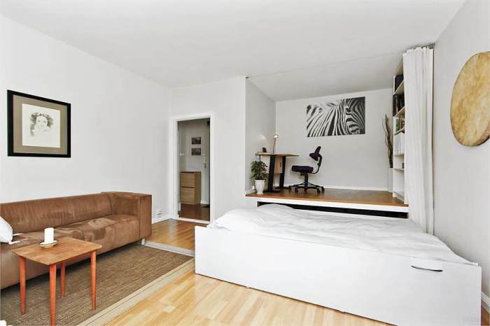 15 практичных идей, как правильно совместить спальню с гостиной в маленькой квартире