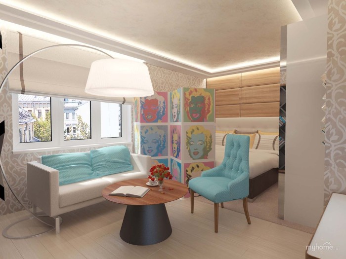 15 практичных идей, как правильно совместить спальню с гостиной в маленькой квартире