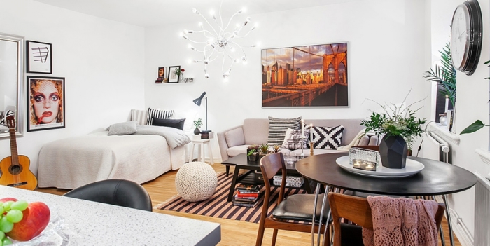 15 практичных идей, как правильно совместить спальню с гостиной в маленькой квартире