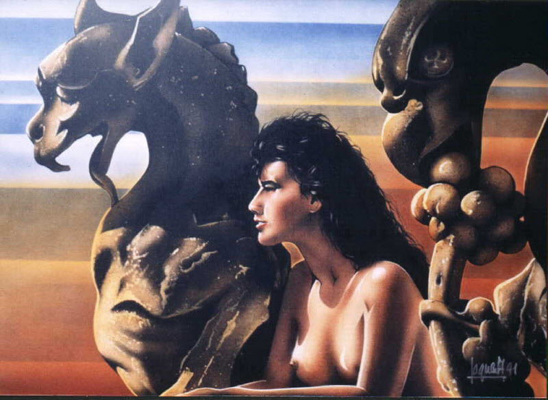 Чувственные рисунки Алена Саге