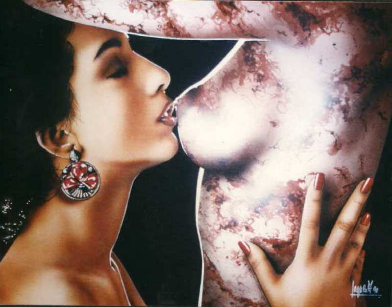 Чувственные рисунки Алена Саге