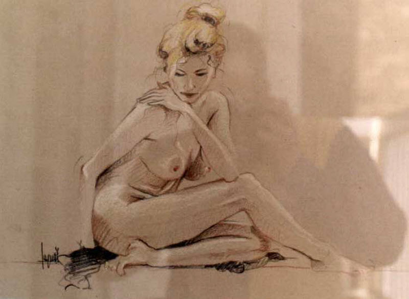 Чувственные рисунки Алена Саге