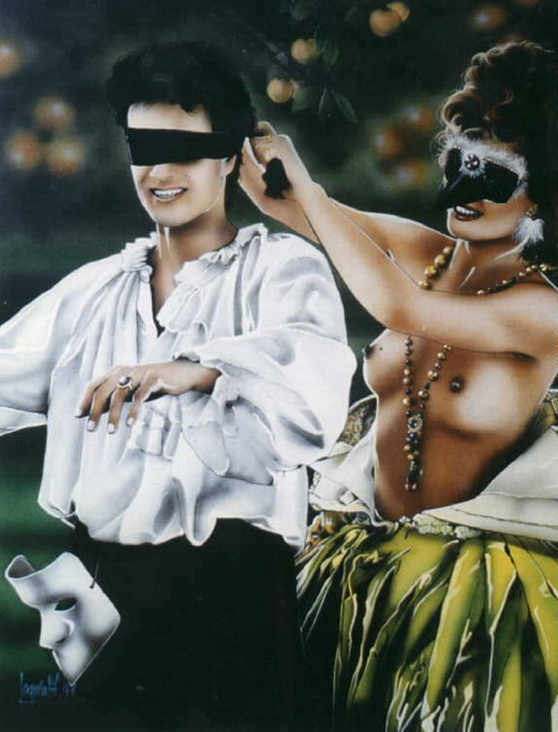 Чувственные рисунки Алена Саге