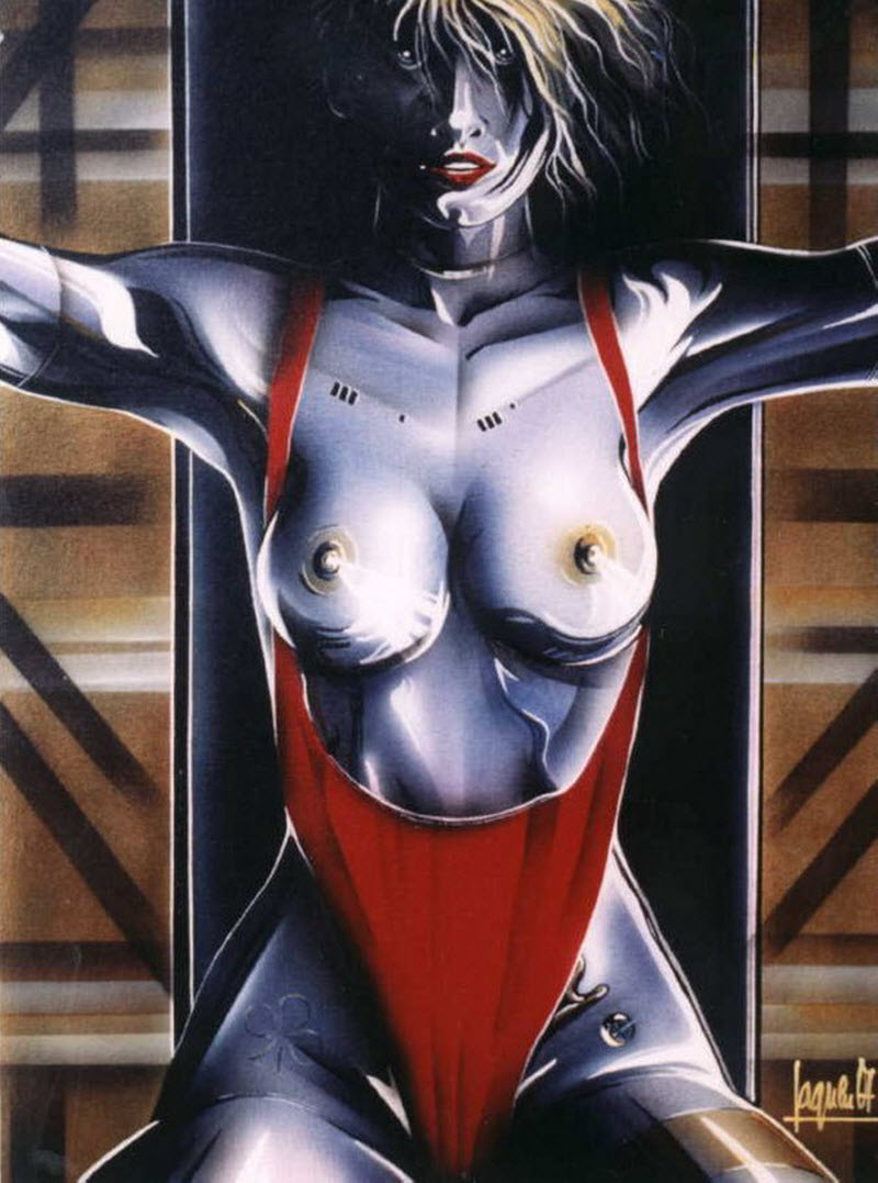 Чувственные рисунки Алена Саге