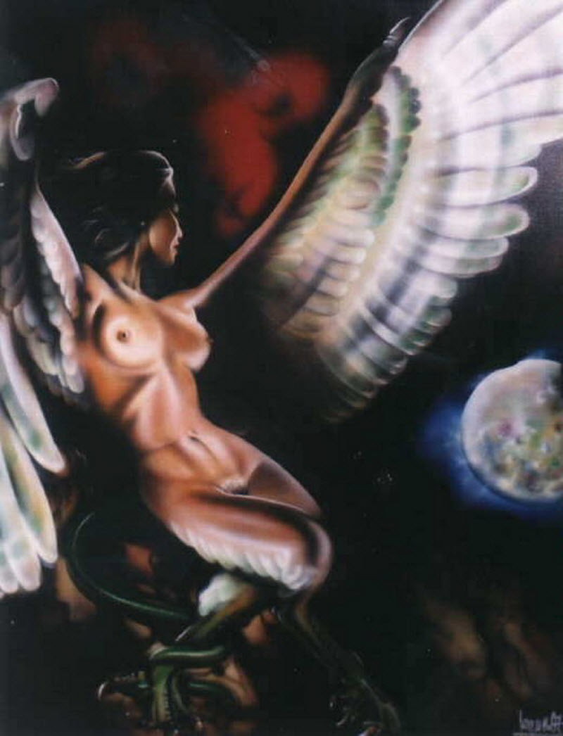 Чувственные рисунки Алена Саге