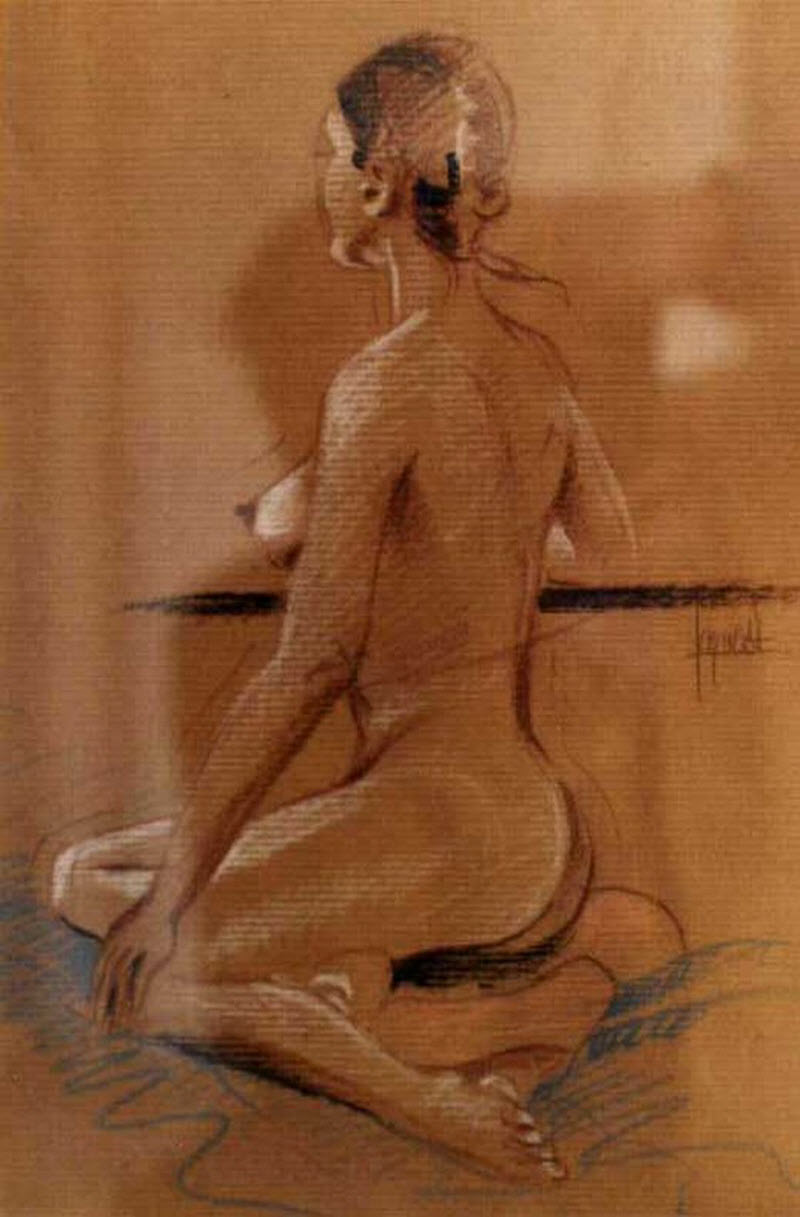 Чувственные рисунки Алена Саге