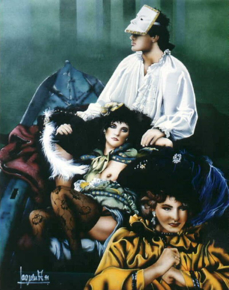 Чувственные рисунки Алена Саге