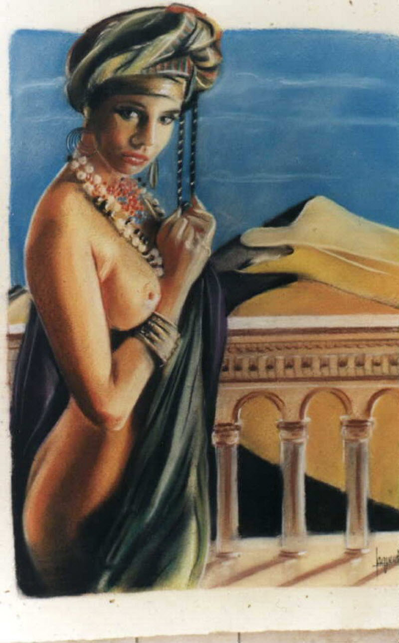 Чувственные рисунки Алена Саге