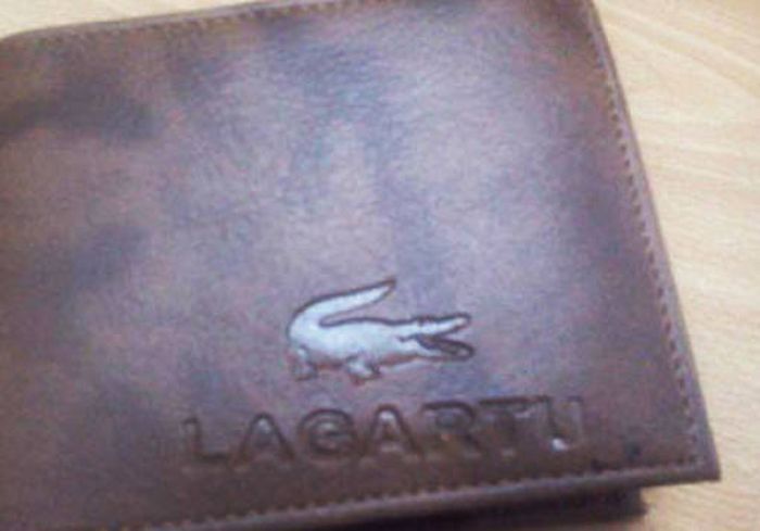 Подделки товаров известных брендов