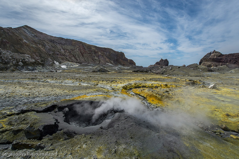 Остров Уайт — частный вулкан посреди океана