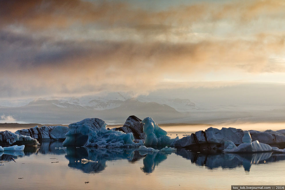 Ледниковая лагуна в Исландии