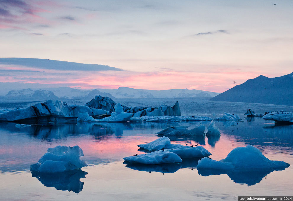Ледниковая лагуна в Исландии