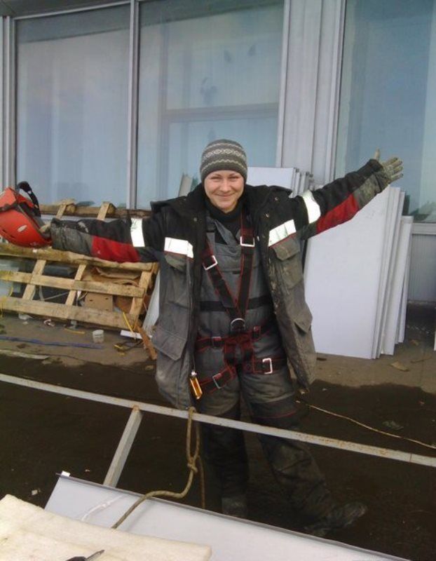 Монтажник - альпинист (10 фото)