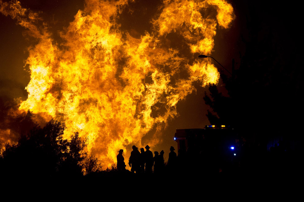 Рекордный пожар в Вальпараисо