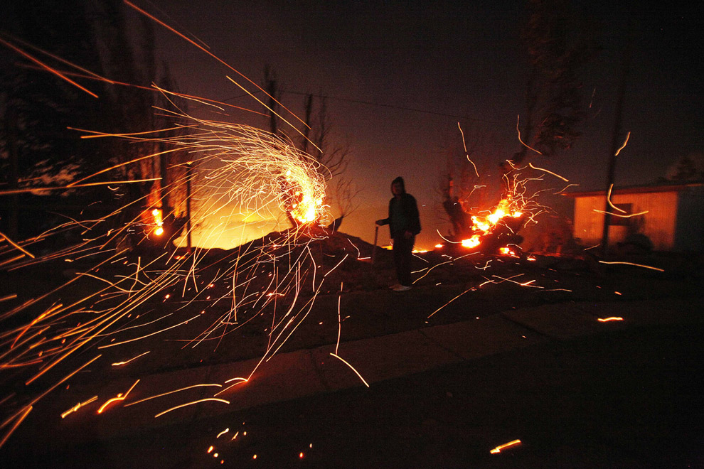 Рекордный пожар в Вальпараисо