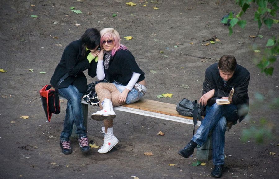 Жизнь на лавочке (23 фото)