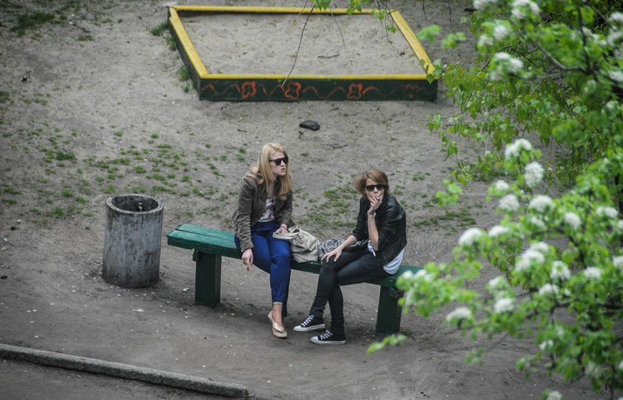 Жизнь на лавочке (23 фото)