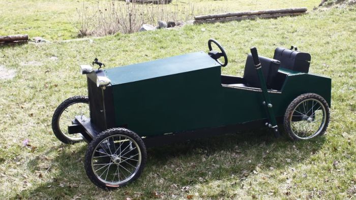 Электрический детский ретромобиль для сына